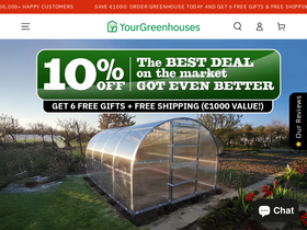 YourGreenHouses homepage screenshot