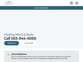 cedarhillshospital.com