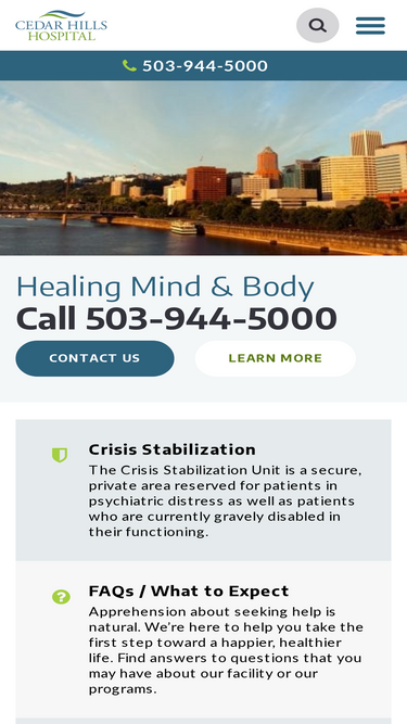 cedarhillshospital.com