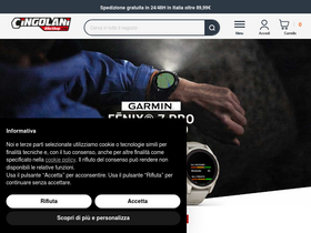 'cingolanibikeshop.com' screenshot