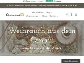 Levona Weihrauch homepage screenshot