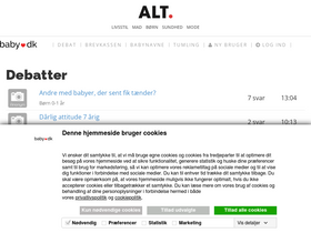 'baby.dk' screenshot