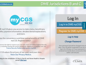 'mycgsportal.com' screenshot