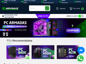 'maximus.com.ar' screenshot