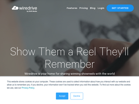 'wiredrive.com' screenshot
