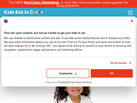 'kidseatincolor.com' screenshot