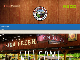 'chucksproduce.com' screenshot