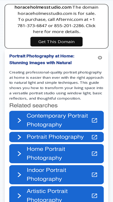 horaceholmesstudio.com