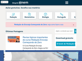 'blogdoenem.com.br' screenshot