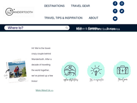 'wandertooth.com' screenshot