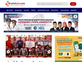 'sulselsatu.com' screenshot