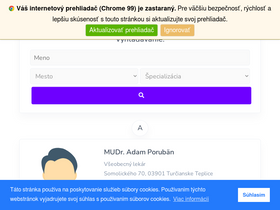 'zdravieonline.sk' screenshot