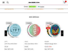 'snussie.com' screenshot