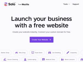 Solo - Solo-Mozilla推出的零编程无代码AI网站建设工具