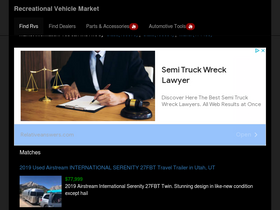 'recreationalvehiclemarket.com' screenshot