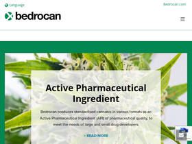 'bedrocan.com' screenshot