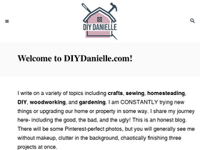 'diydanielle.com' screenshot