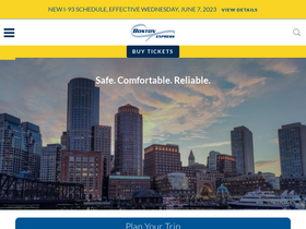 'bostonexpressbus.com' screenshot