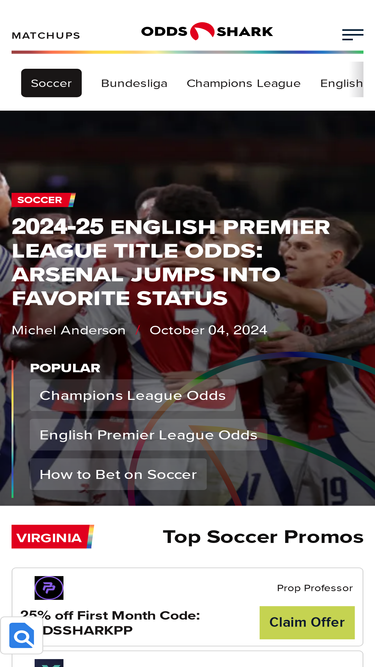 soccer.oddsshark.com