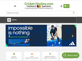 'cricket-hockey.com' screenshot