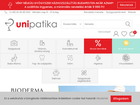 'unipatika.hu' screenshot