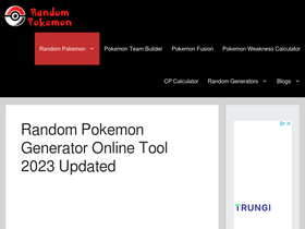 Random Pokémon Generator – PTGigi