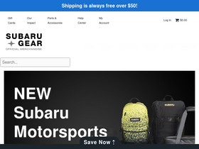'subarugear.com' screenshot