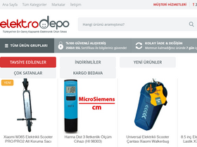 'elektrodepo.com' screenshot