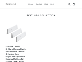 davidbarrart.com homepage screenshot