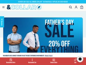 Andcollar homepage screenshot