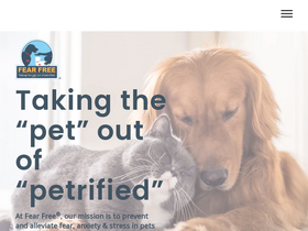 'fearfreepets.com' screenshot