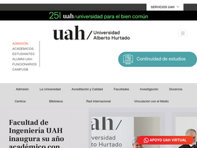 'uahurtado.cl' screenshot