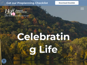 'hofffuneral.com' screenshot