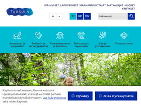 'tuusula.fi' screenshot