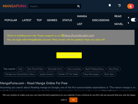 'mangapuma.com' screenshot