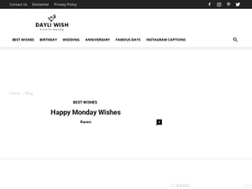 'dayliwish.com' screenshot