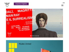 'mudec.it' screenshot