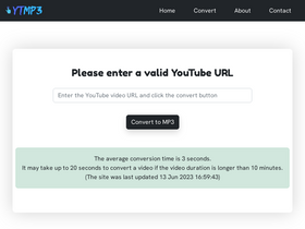 'ytmp3.page' screenshot