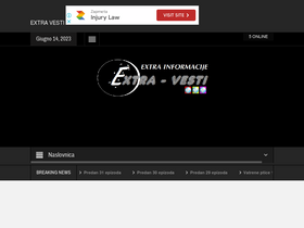 'extra-vesti.net' screenshot