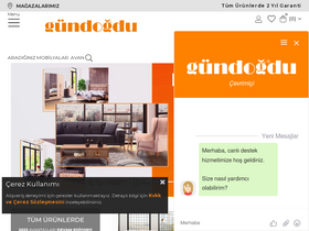 'gundogdumobilya.com.tr' screenshot