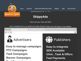 'skippyads.com' screenshot