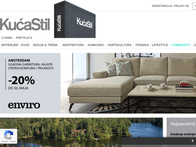 'kucastil.rs' screenshot