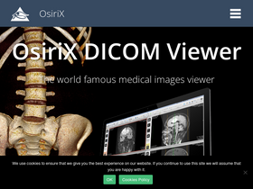 'osirix-viewer.com' screenshot