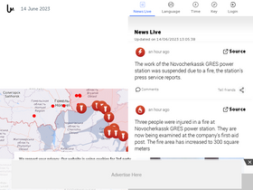 'liveuamap.com' screenshot