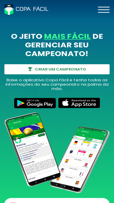 Copa Fácil - Gerenciador de Campeonatos