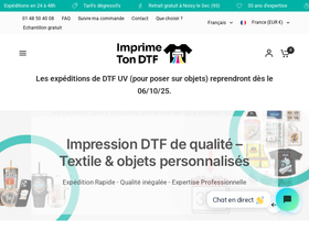 imprimetondtf.com homepage screenshot