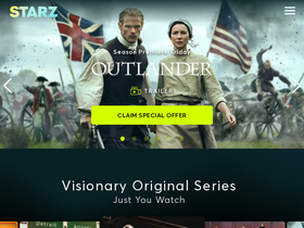 'starz.com' screenshot