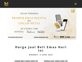 'lakuemas.com' screenshot