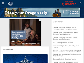 'canucks.com' screenshot