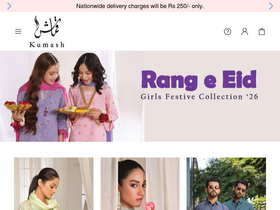 kumashtextile.com homepage screenshot